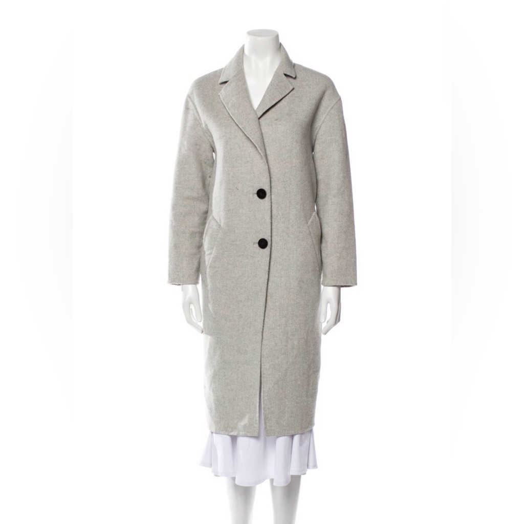 Lamarque Light Gray Peacoat